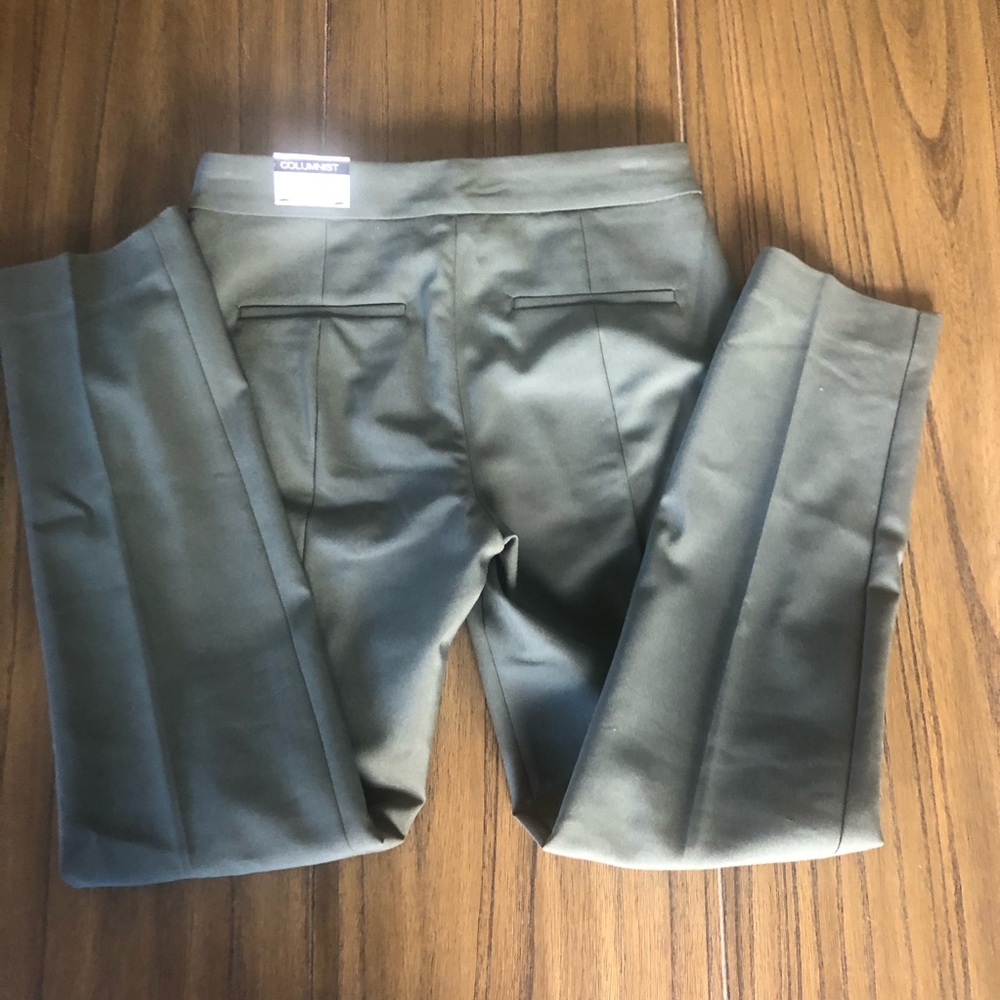 Express Columnist ankle hunter green dress pants - Picture 3 of 8